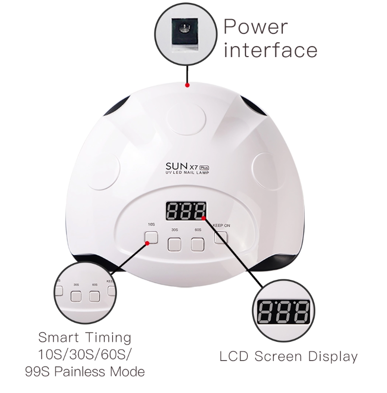 SUN x7 UV LED Nail Lamp LORD MUCK PROFESSIONAL