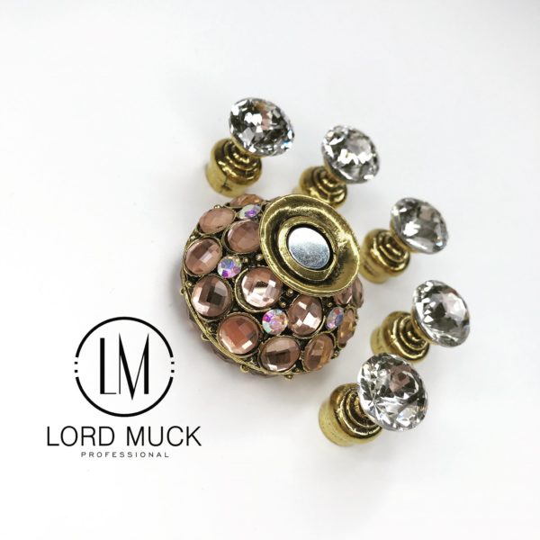 LMP Gold Crystal Nail Art Tip Holder