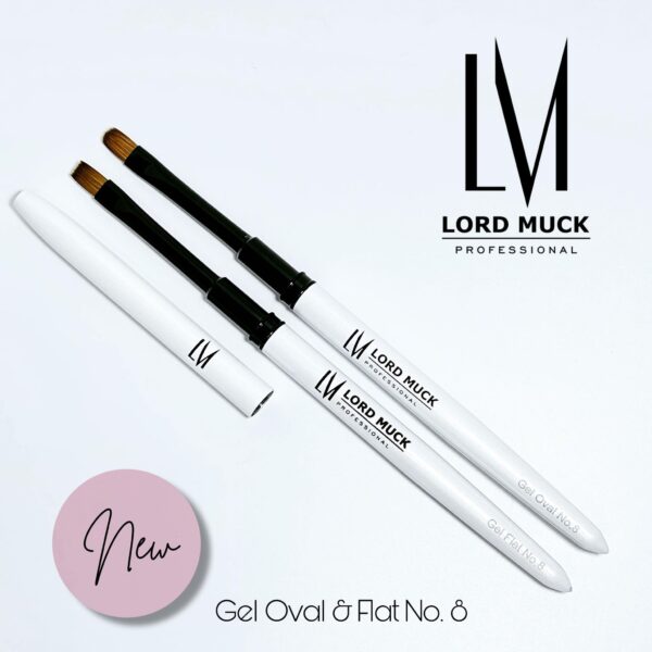 Gel Brush No.8 - Duo Set