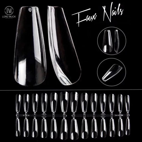Faux Nails Clear Double Sided Adhesive Gel Tabs for Full Cover Tips - Image 6