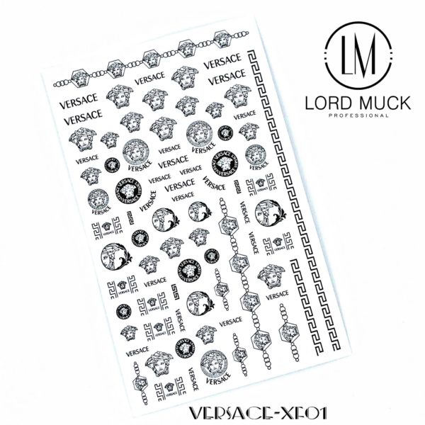 VERSACE- Designer Nail Sticker #01