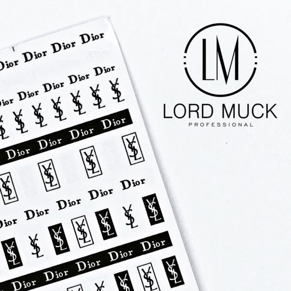 DIOR- Designer Nail Sticker #26 - Image 2