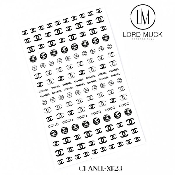 CHANEL- Designer Nail Sticker #23