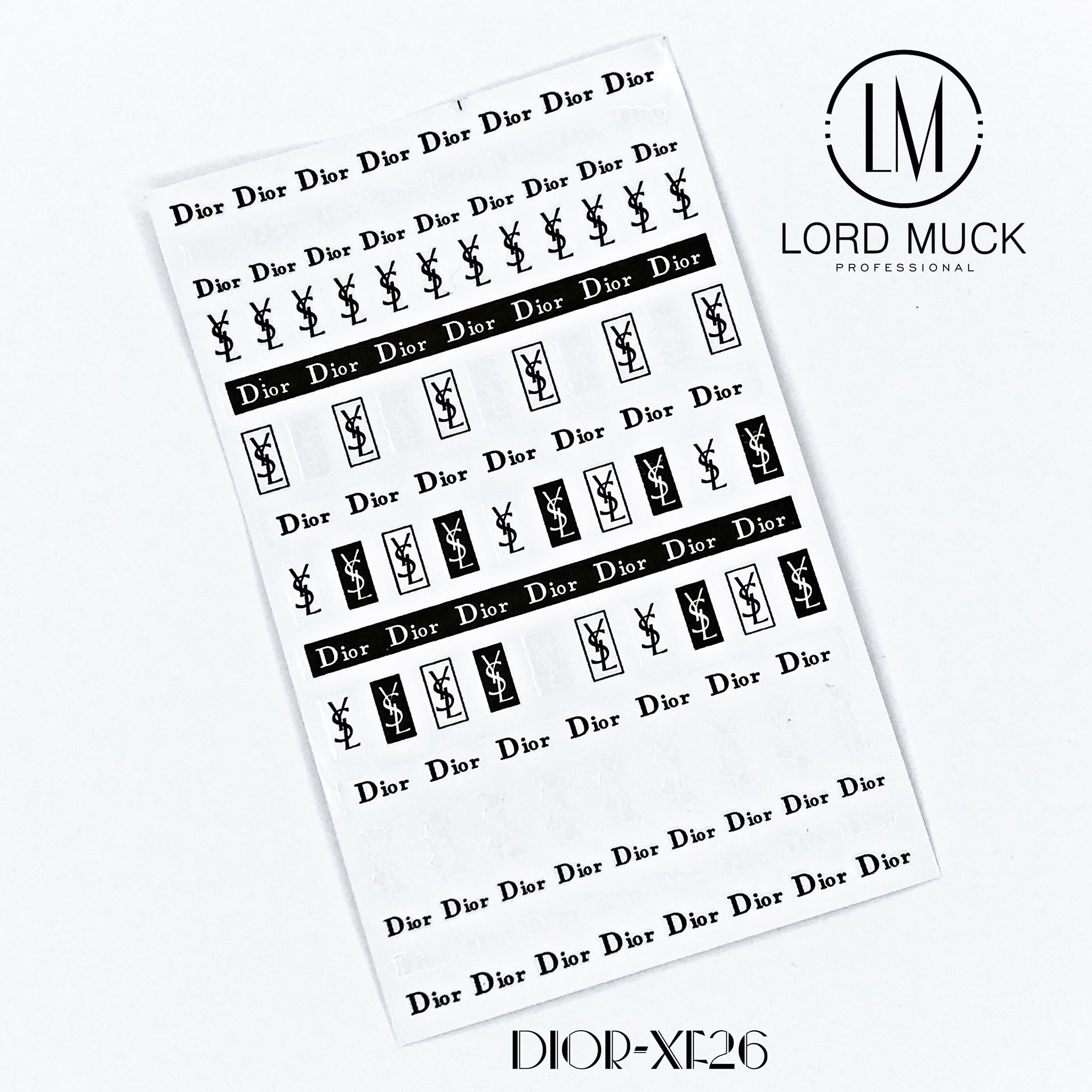 Designer Label Nail Sticker – LORD MUCK PROFESSIONAL