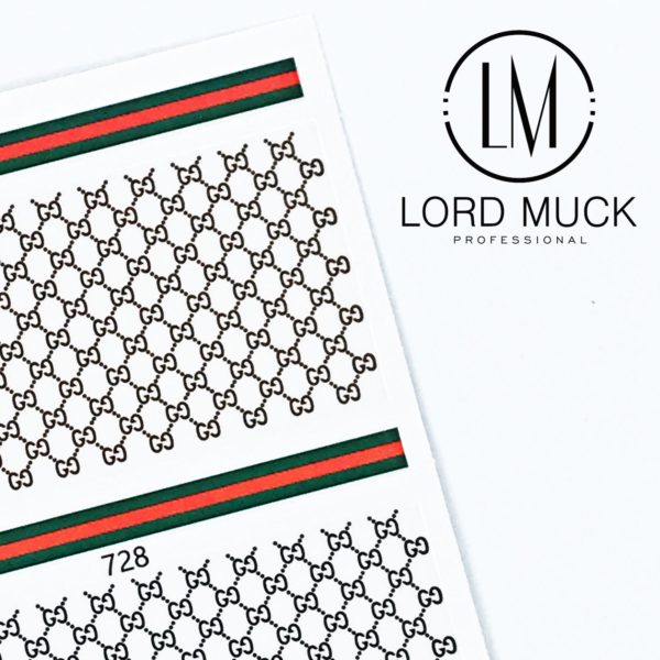 GUCCI- Designer Nail Sticker #728 - Image 2