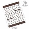 LV- Designer Nail Sticker #729