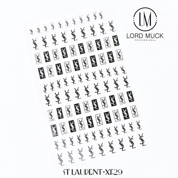 ST LAURENT- Designer Nail Sticker #29