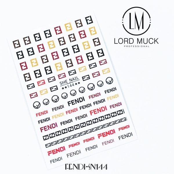 Designer Label Nail Sticker – LORD MUCK PROFESSIONAL