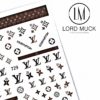 LV- Designer Nail Sticker #729 - Image 2