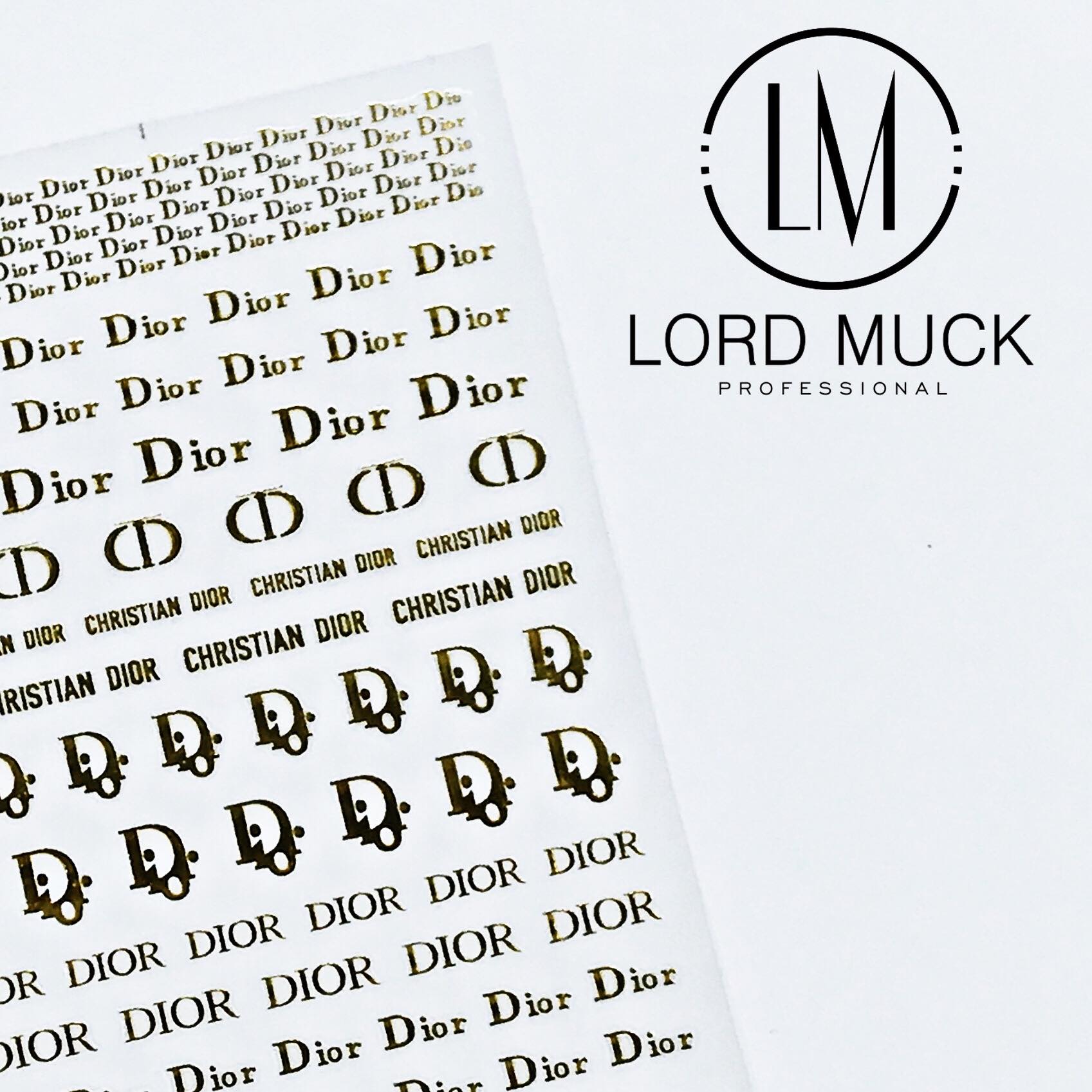 Designer Label Nail Sticker – LORD MUCK PROFESSIONAL