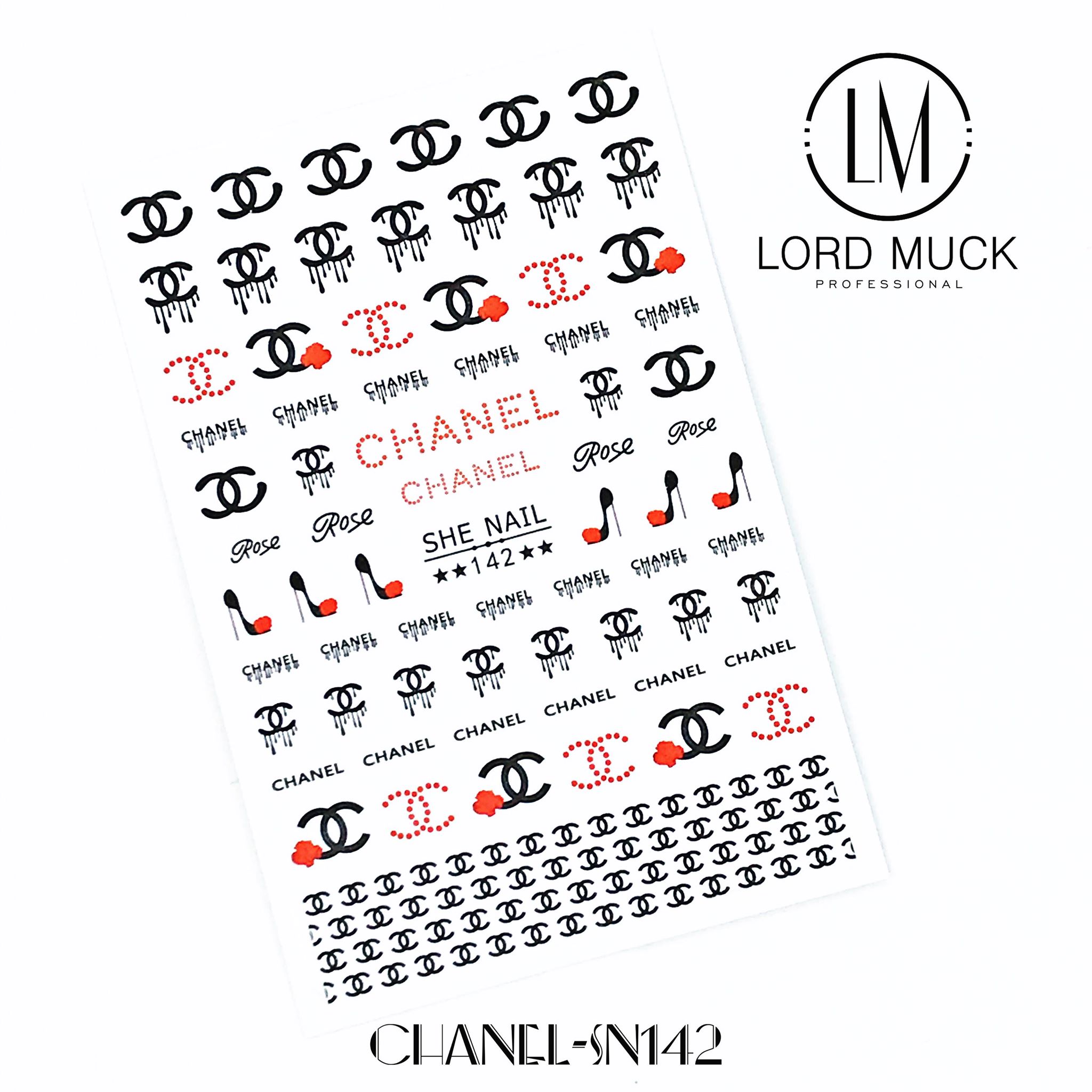  Chanel Nail Stickers