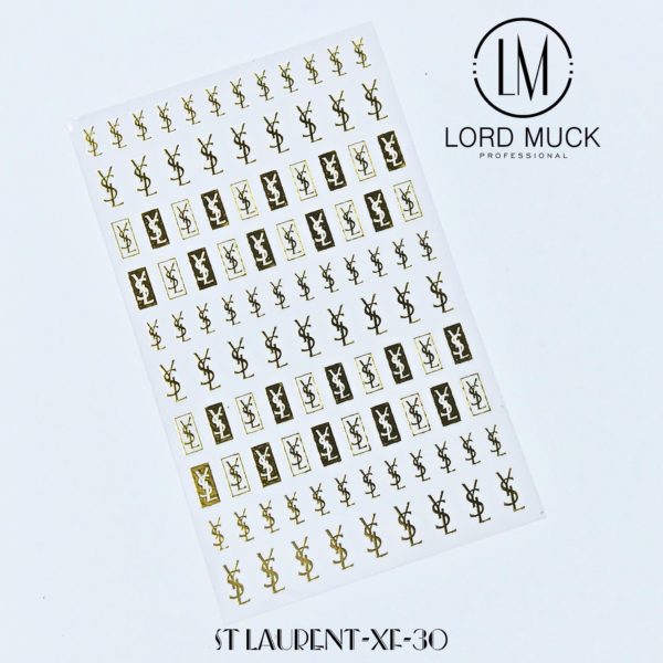 ST LAURENT- Designer Nail Sticker #30
