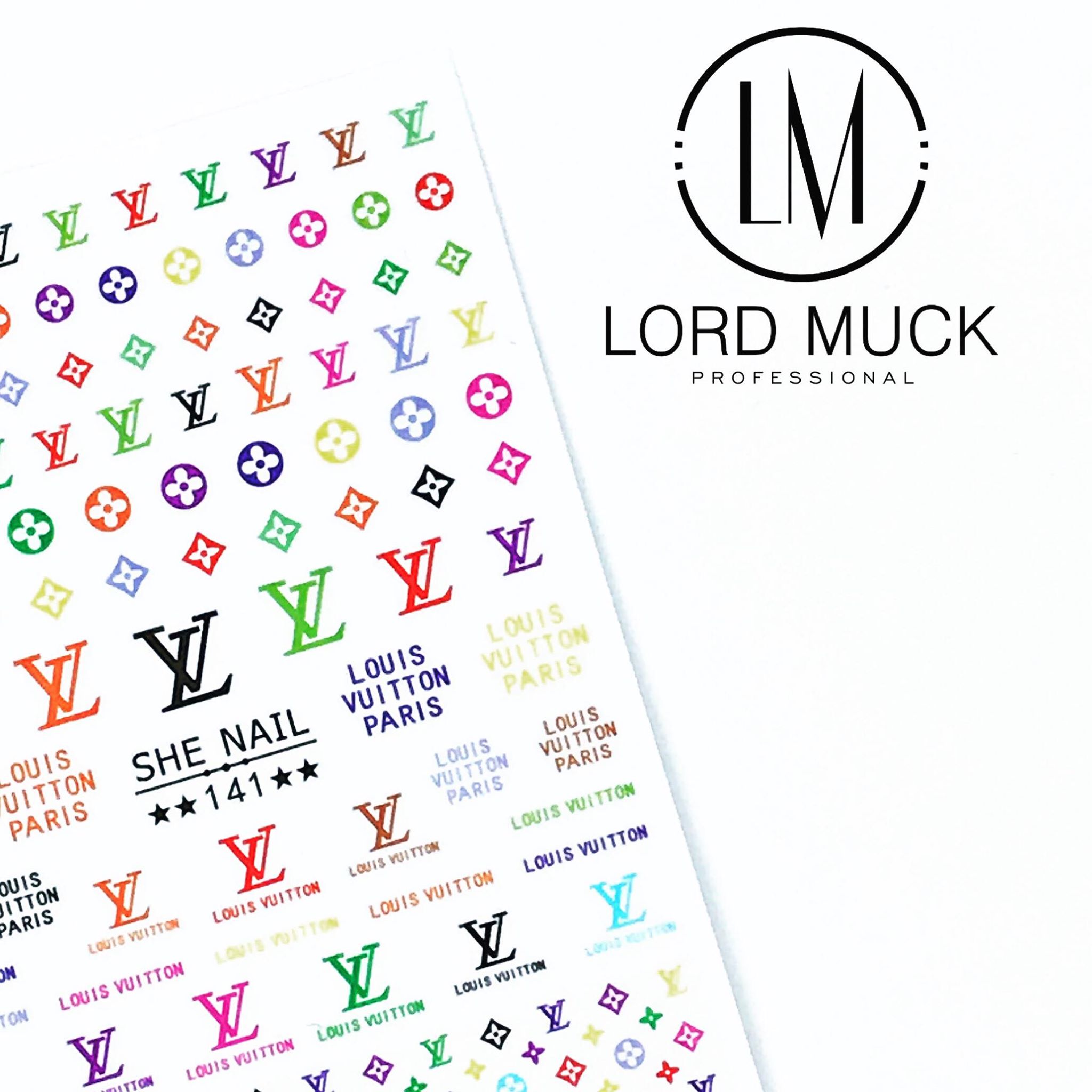 Designer Label Nail Sticker – LORD MUCK PROFESSIONAL