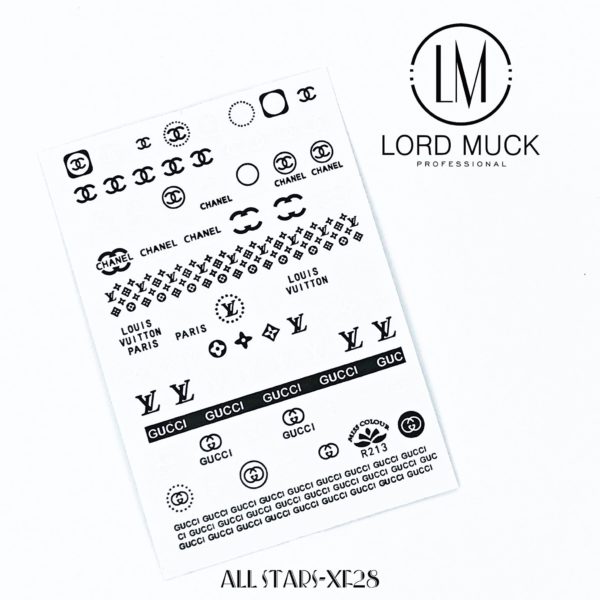 Designer Label Nail Sticker – LORD MUCK PROFESSIONAL