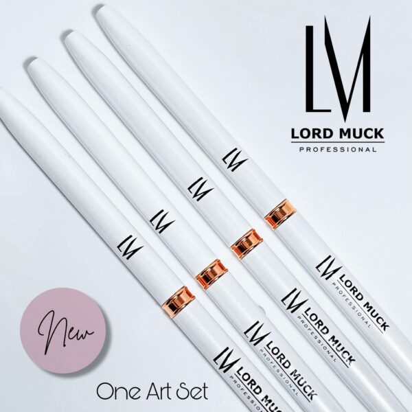One Art Brush - Full Set Oblique & Flat No. 2 and 4 - Image 4