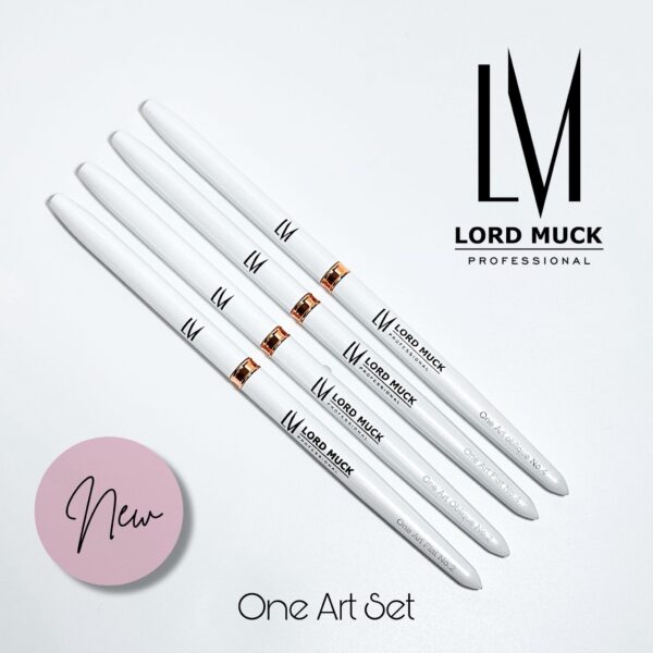 One Art Brush - Full Set Oblique & Flat No. 2 and 4 - Image 6
