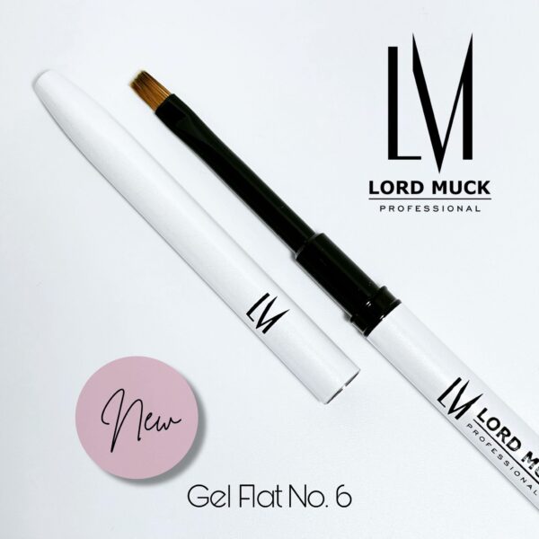 Gel Brush Flat No.6 - Image 2