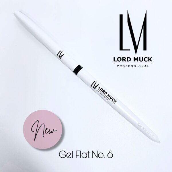 Gel Brush Flat No.8 - Image 3