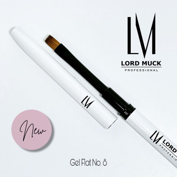 Gel Brush Flat No.8 - Image 2