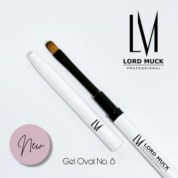 Gel Brush Oval No.8