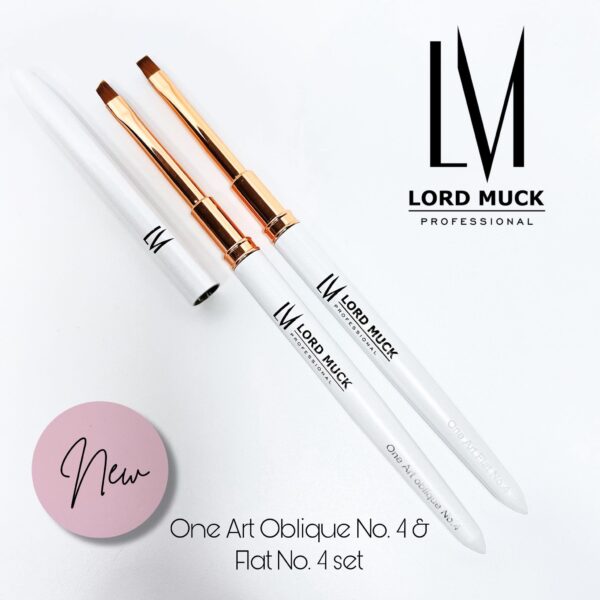 One Art Brush - Oblique & Flat No. 4 Set