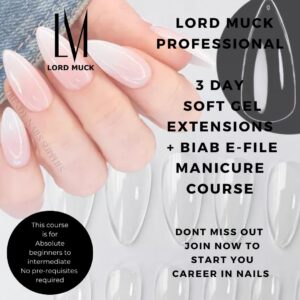 Soft Gel Extensions + BIAB E-File Manicure Combo Course